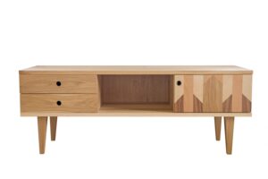 komoda RTV dębowa Puzzle I