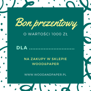 Bon prezentowy o wartości 1000 zł
