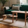 stolik owalny Home we wnetrzu 2 STOLIK kawowy OWALNY HOME