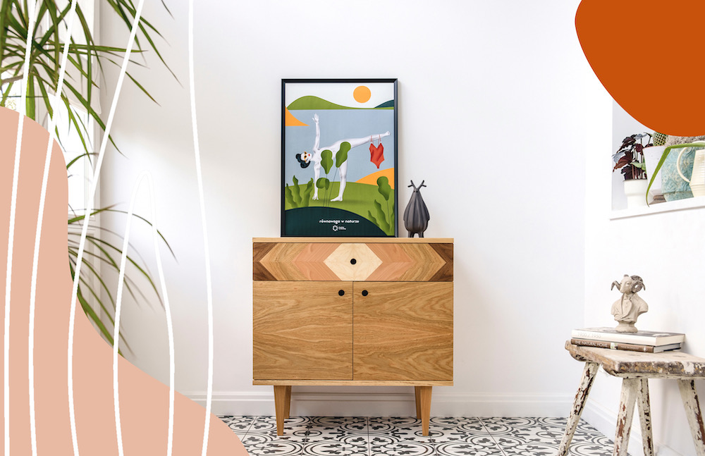 BUFET / komoda PUZZLE - DOSTĘPNY OD RĘKI!